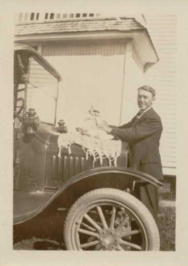 Christian Rudolph Horgen and daughter Charlotte