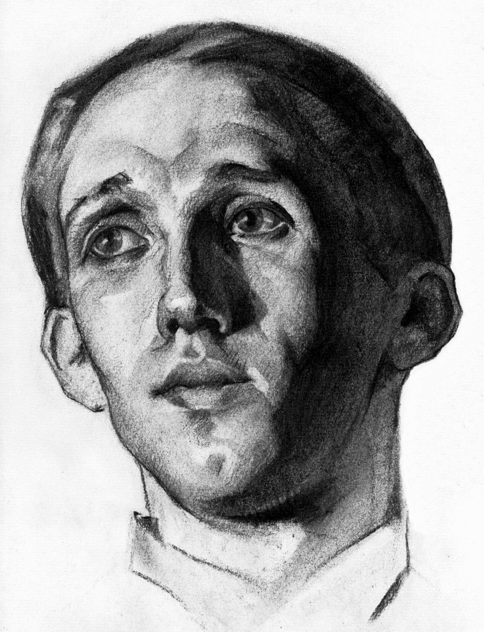 Laurits Hansen Sindberg. Self-portrait as a young artist